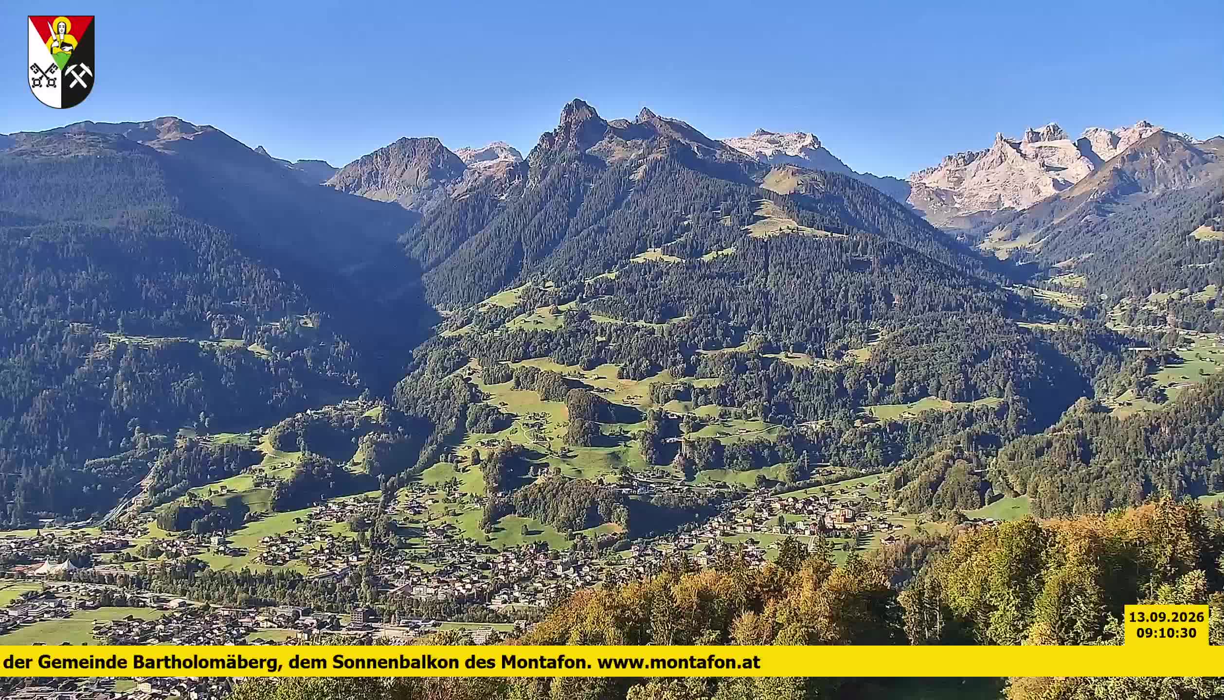 Bartholomäberg | Blick auf Schruns