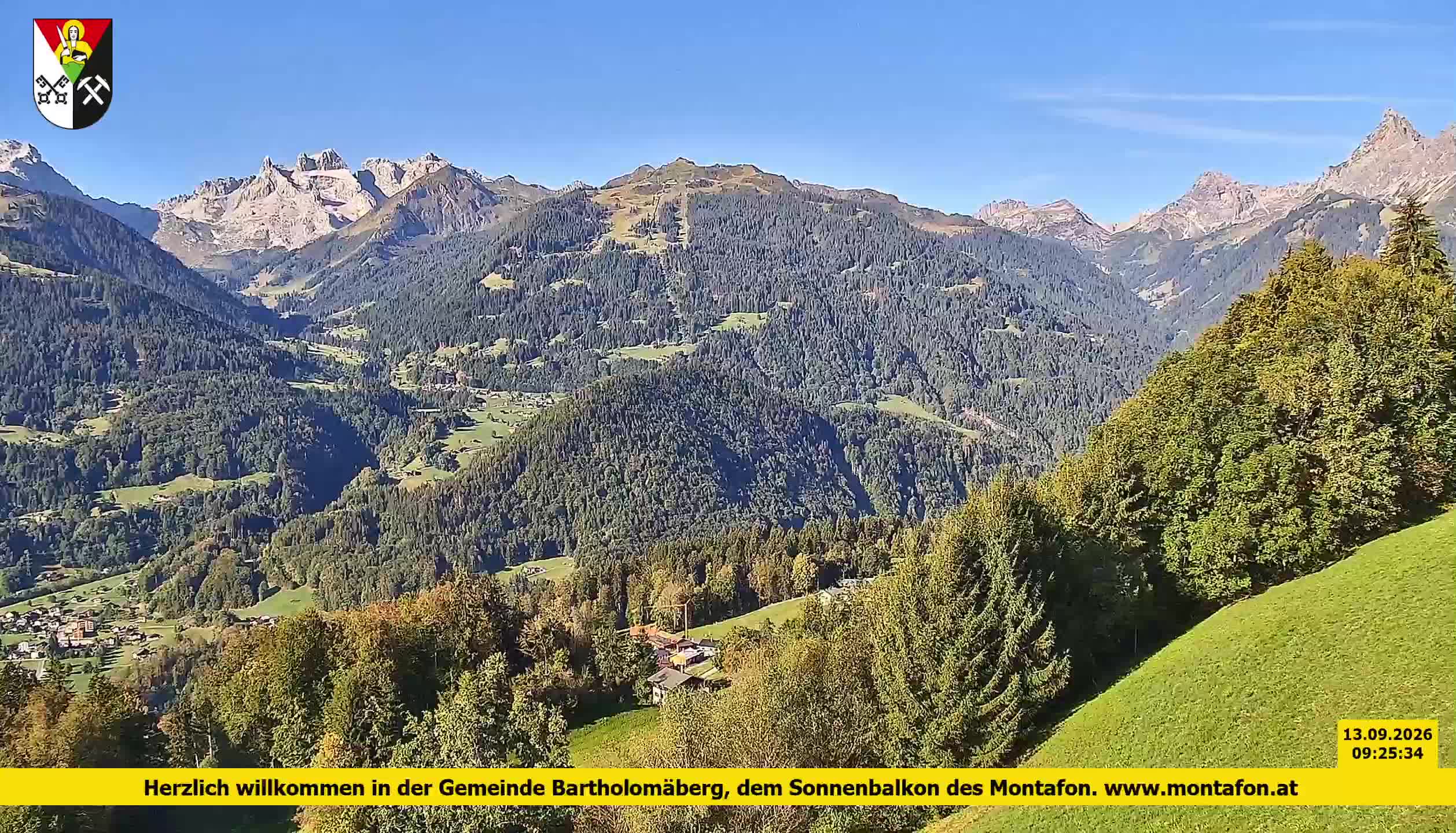 Bartholomäberg | Blick auf Schruns