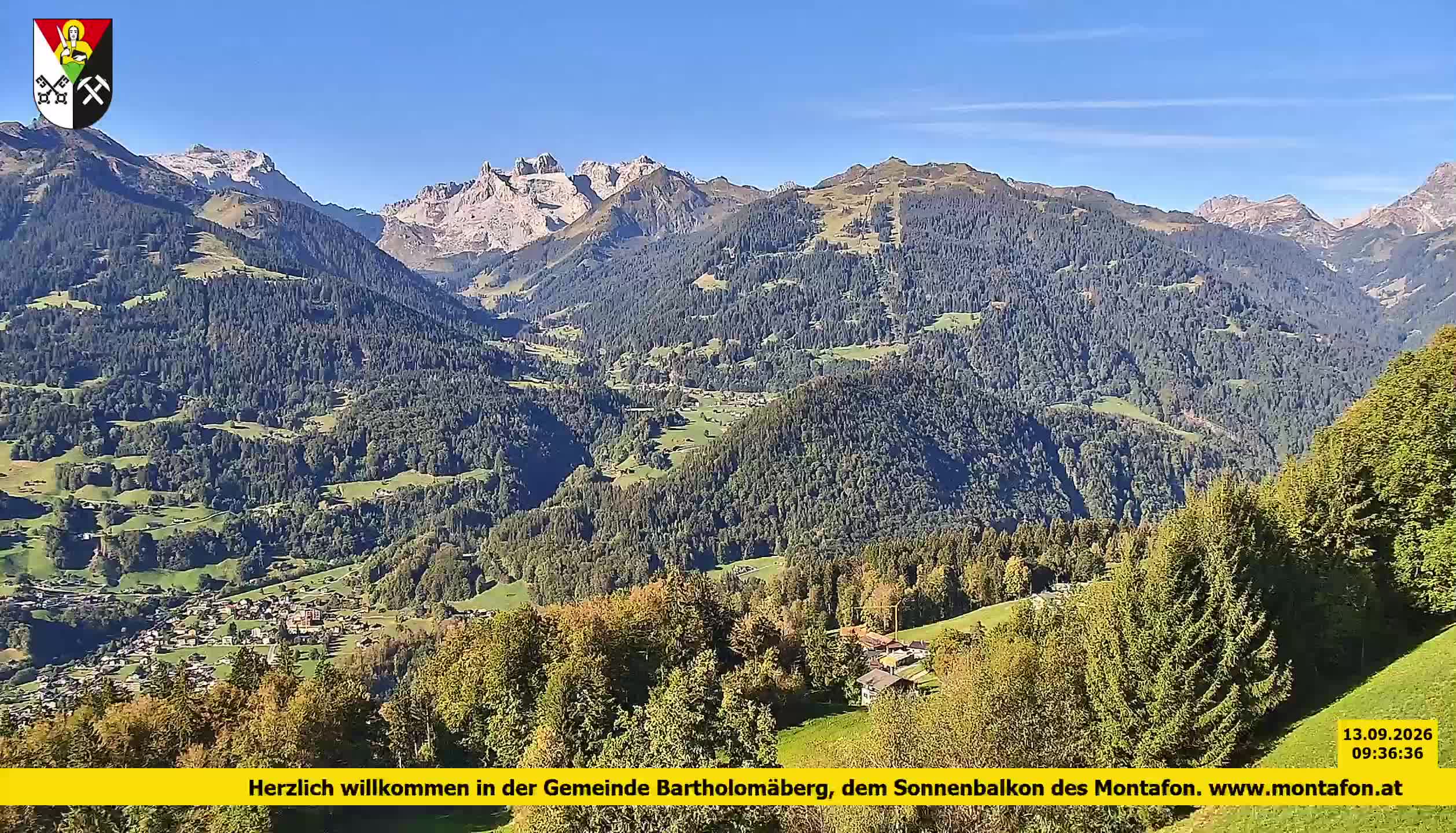 Bartholomäberg | Blick auf Schruns