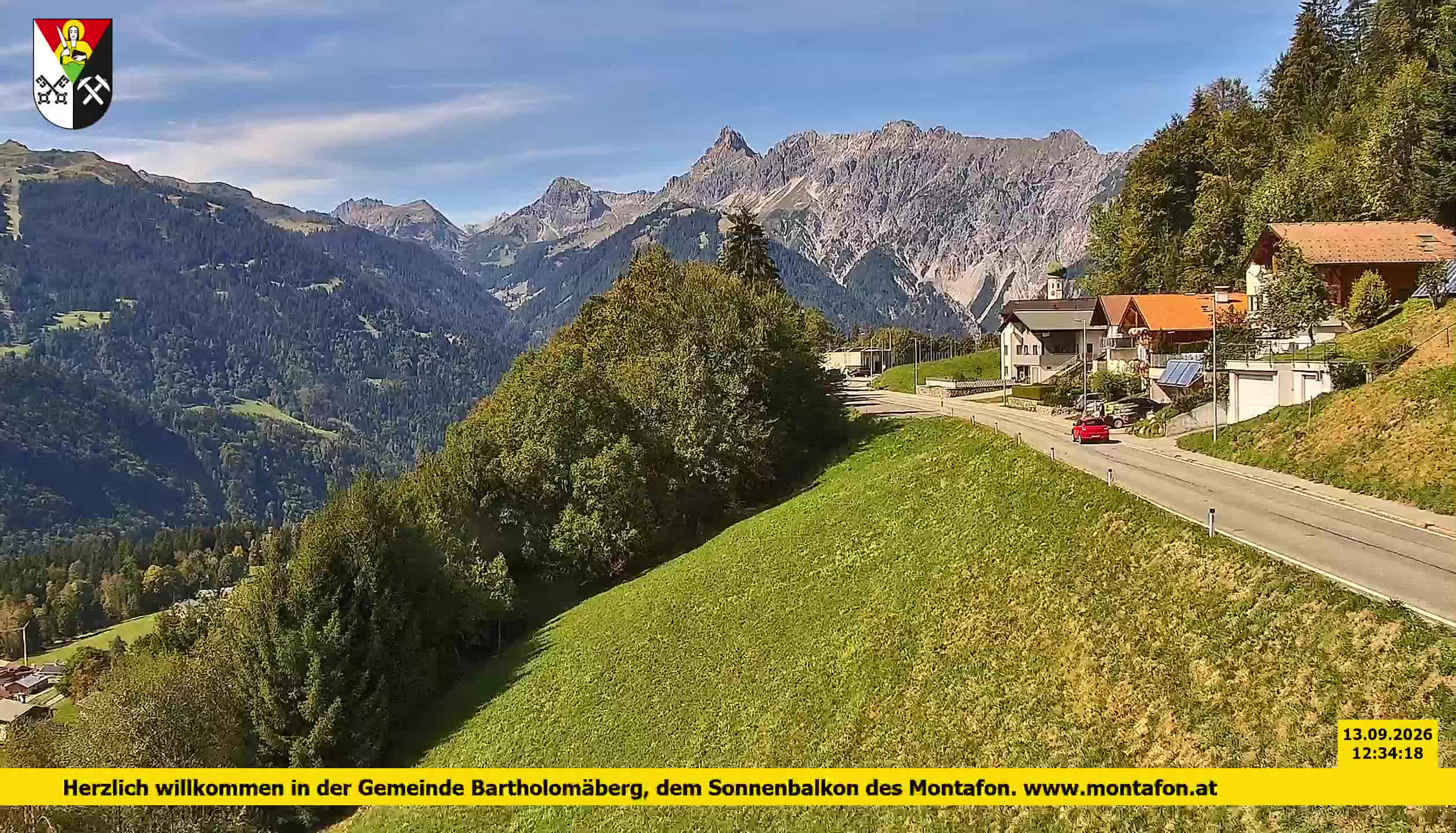 Bartholomäberg | Blick auf Schruns