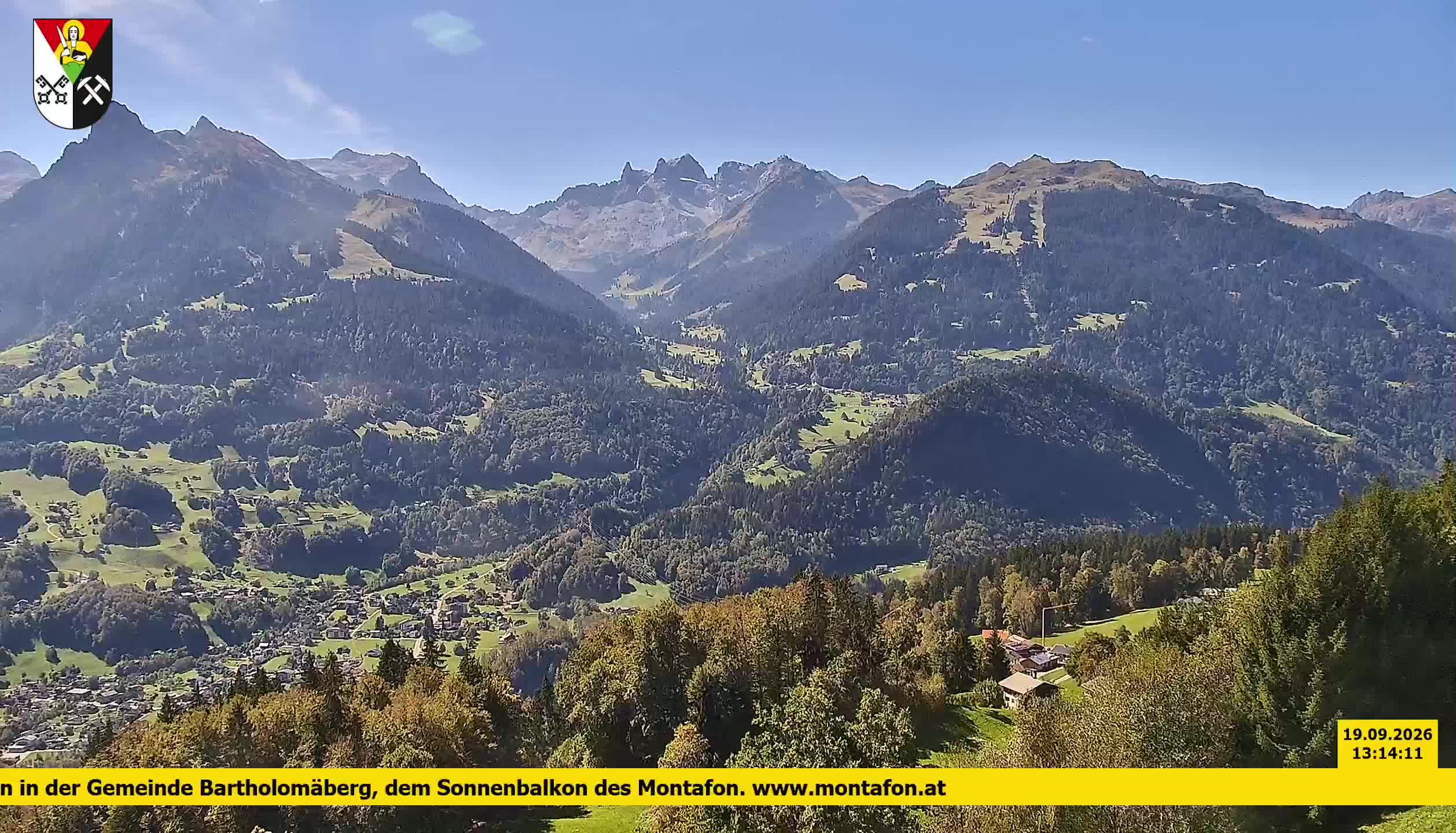 Bartholomäberg | Blick auf Schruns
