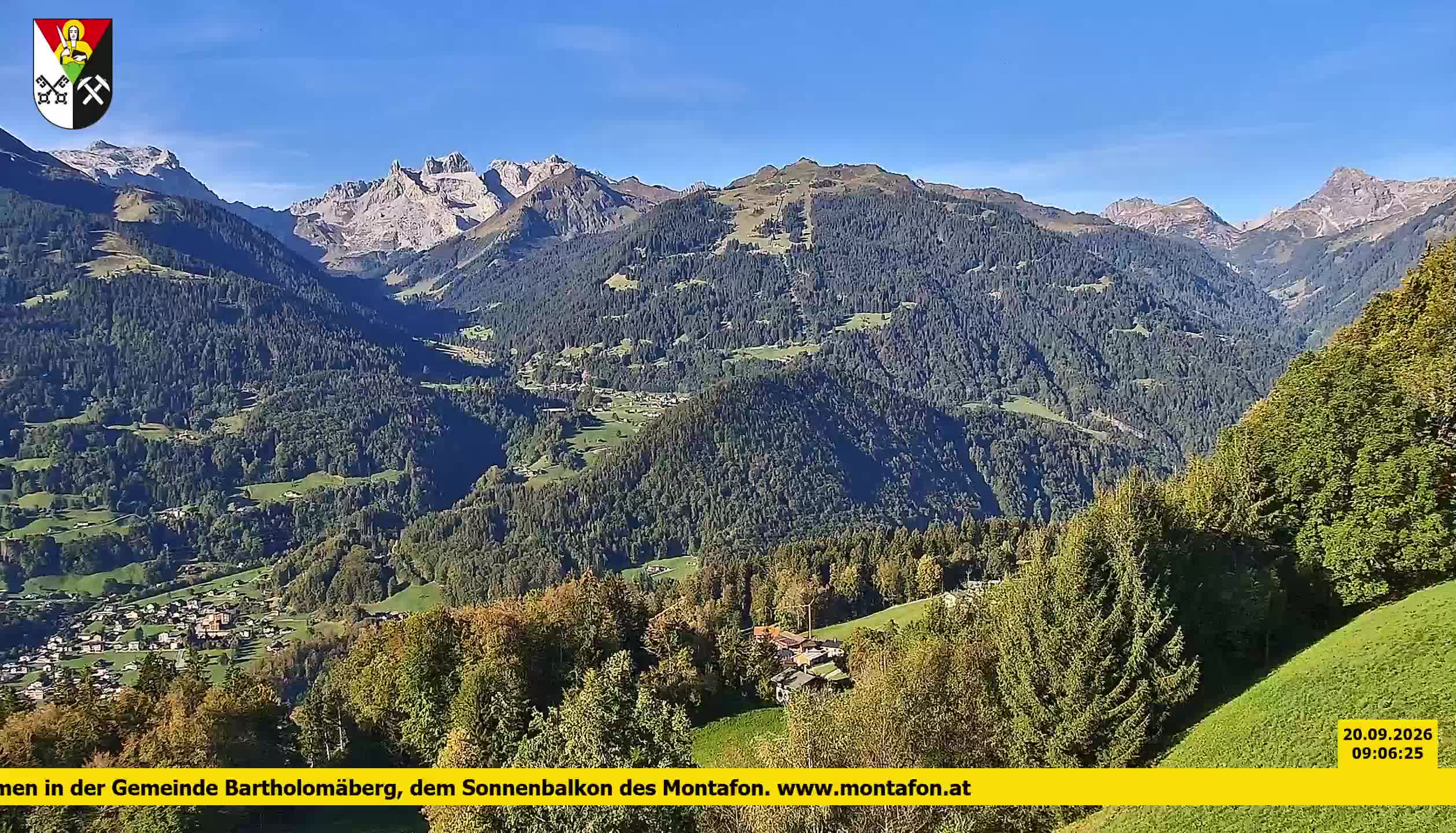Bartholomäberg | Blick auf Schruns