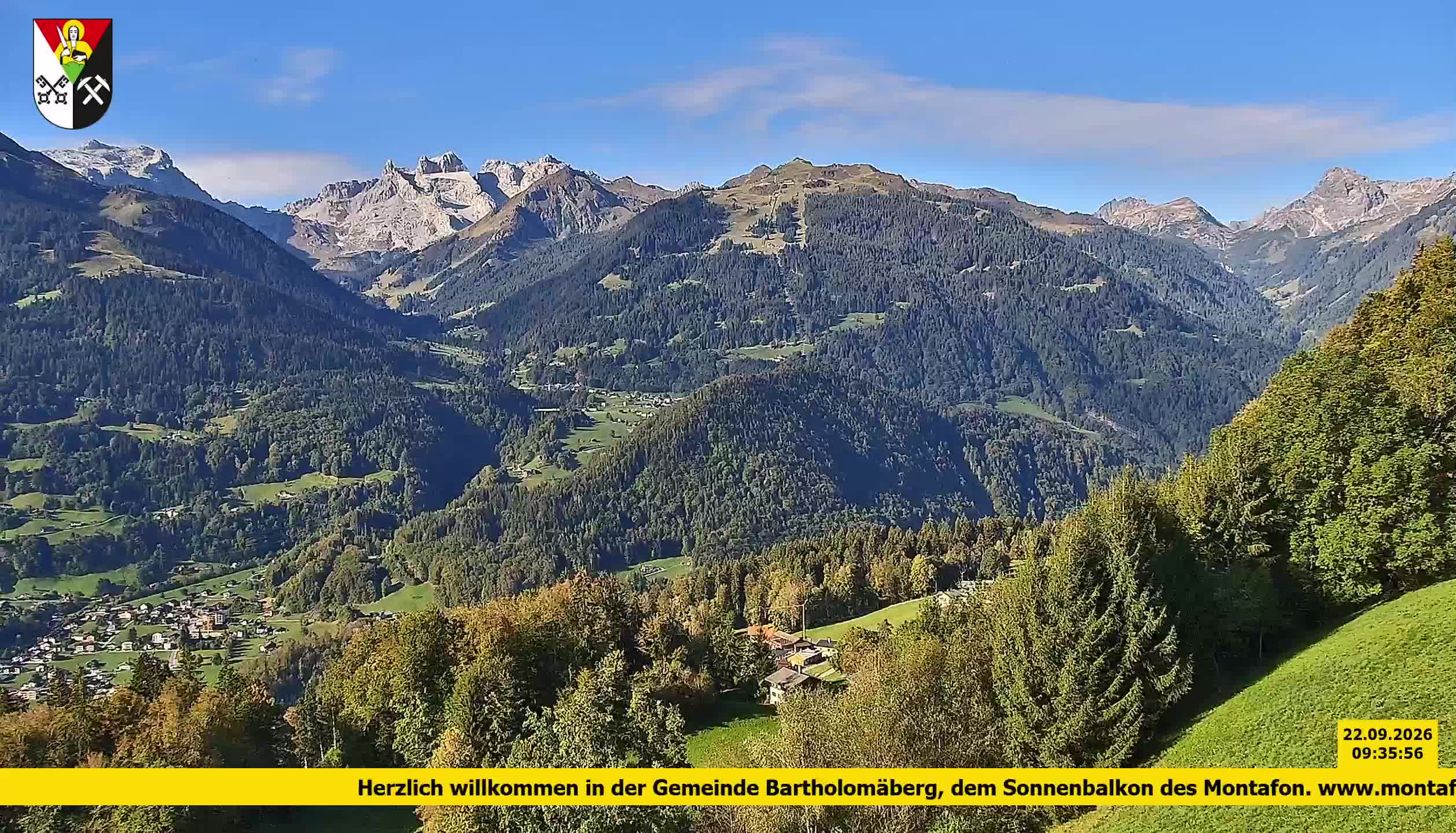 Bartholomäberg | Blick auf Schruns
