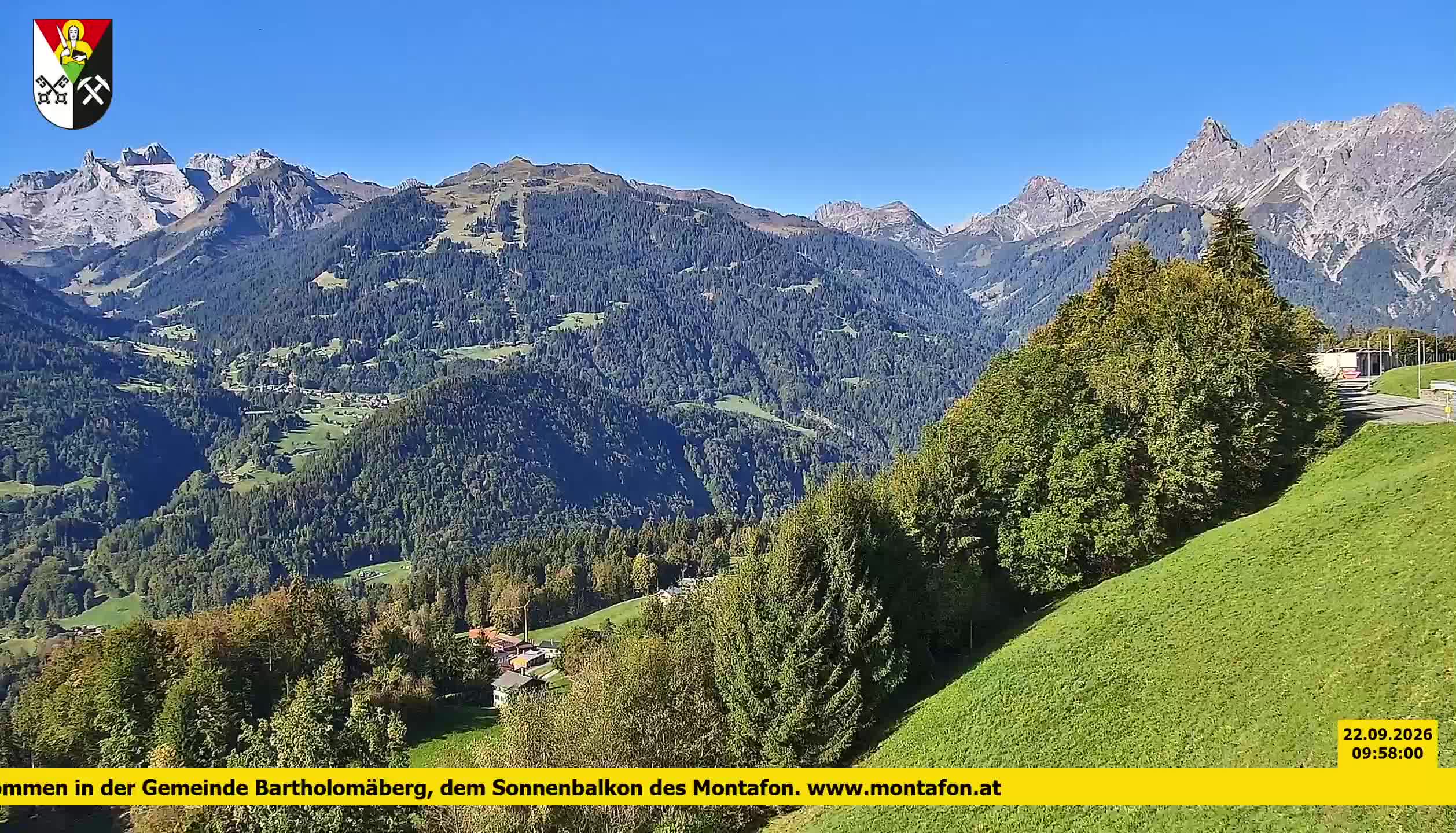 Bartholomäberg | Blick auf Schruns