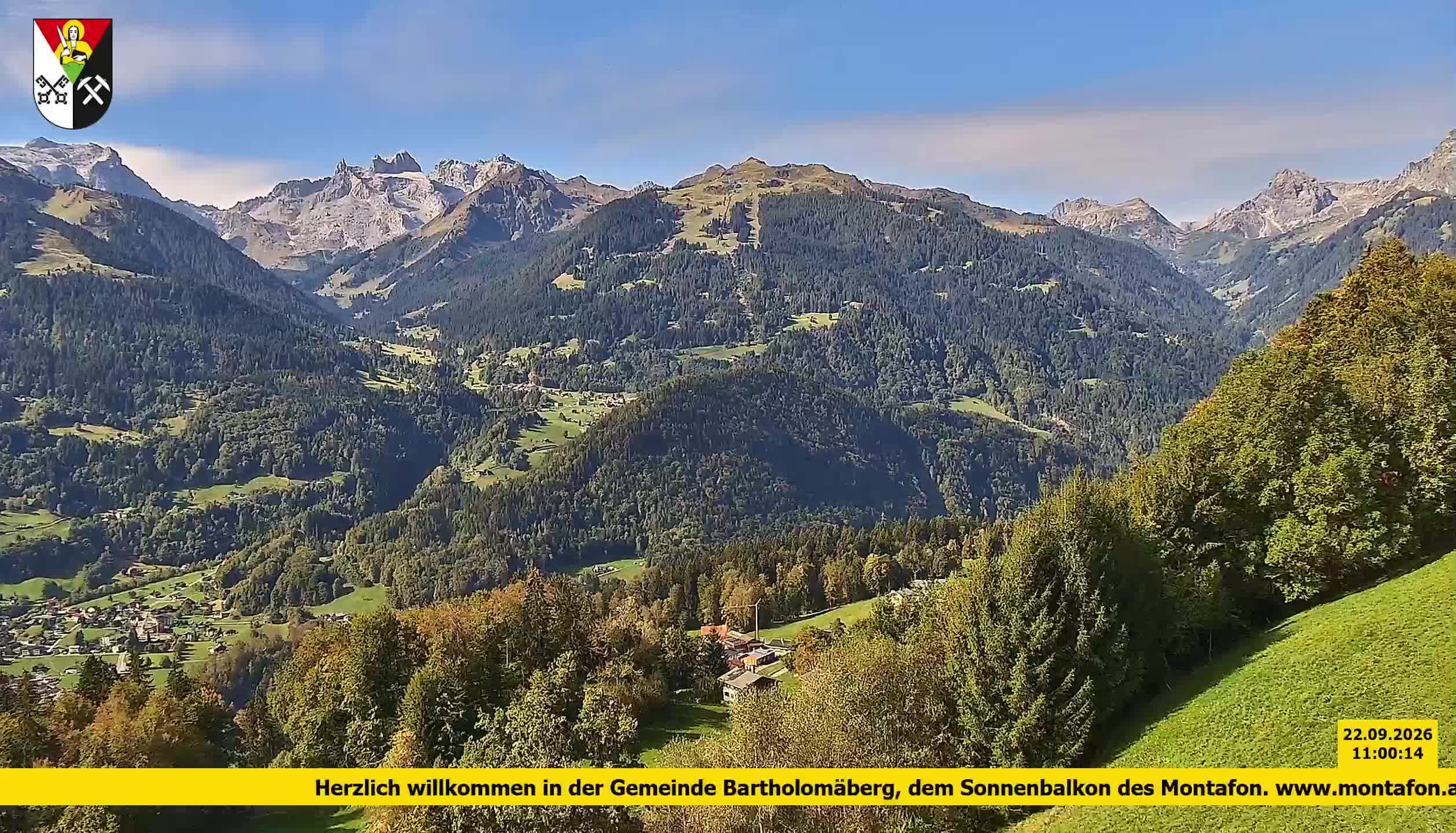 Bartholomäberg | Blick auf Schruns