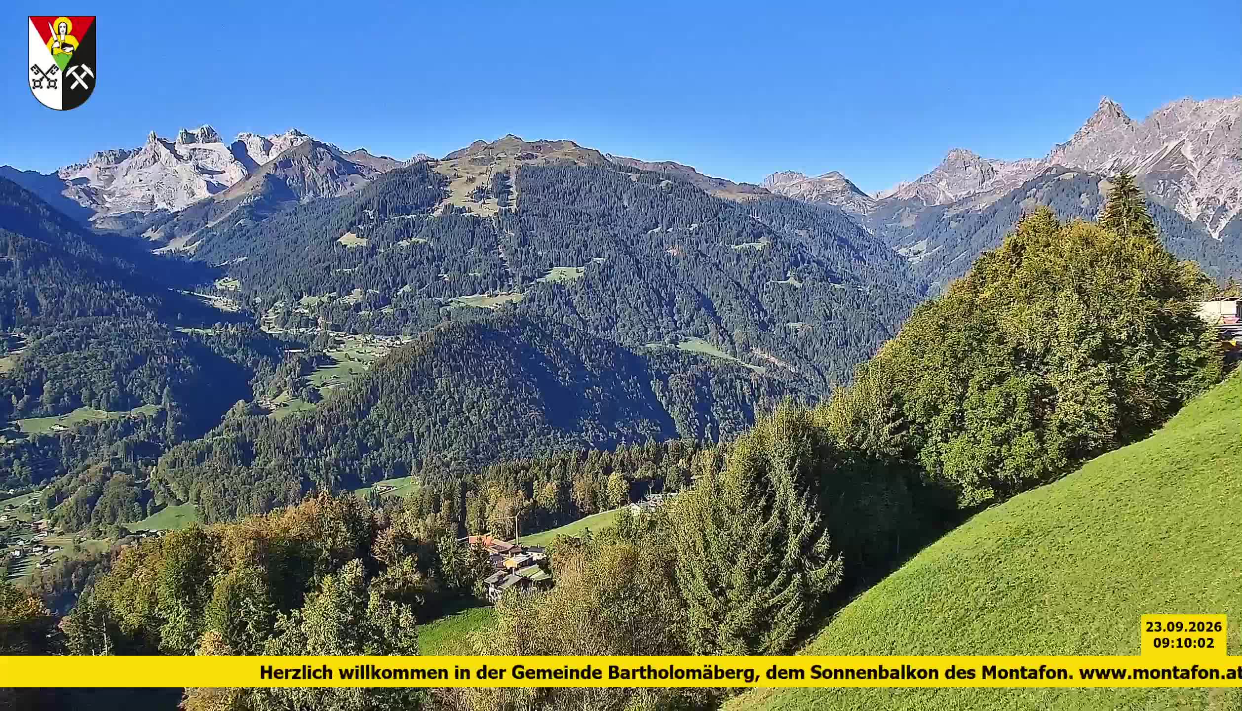 Bartholomäberg | Blick auf Schruns