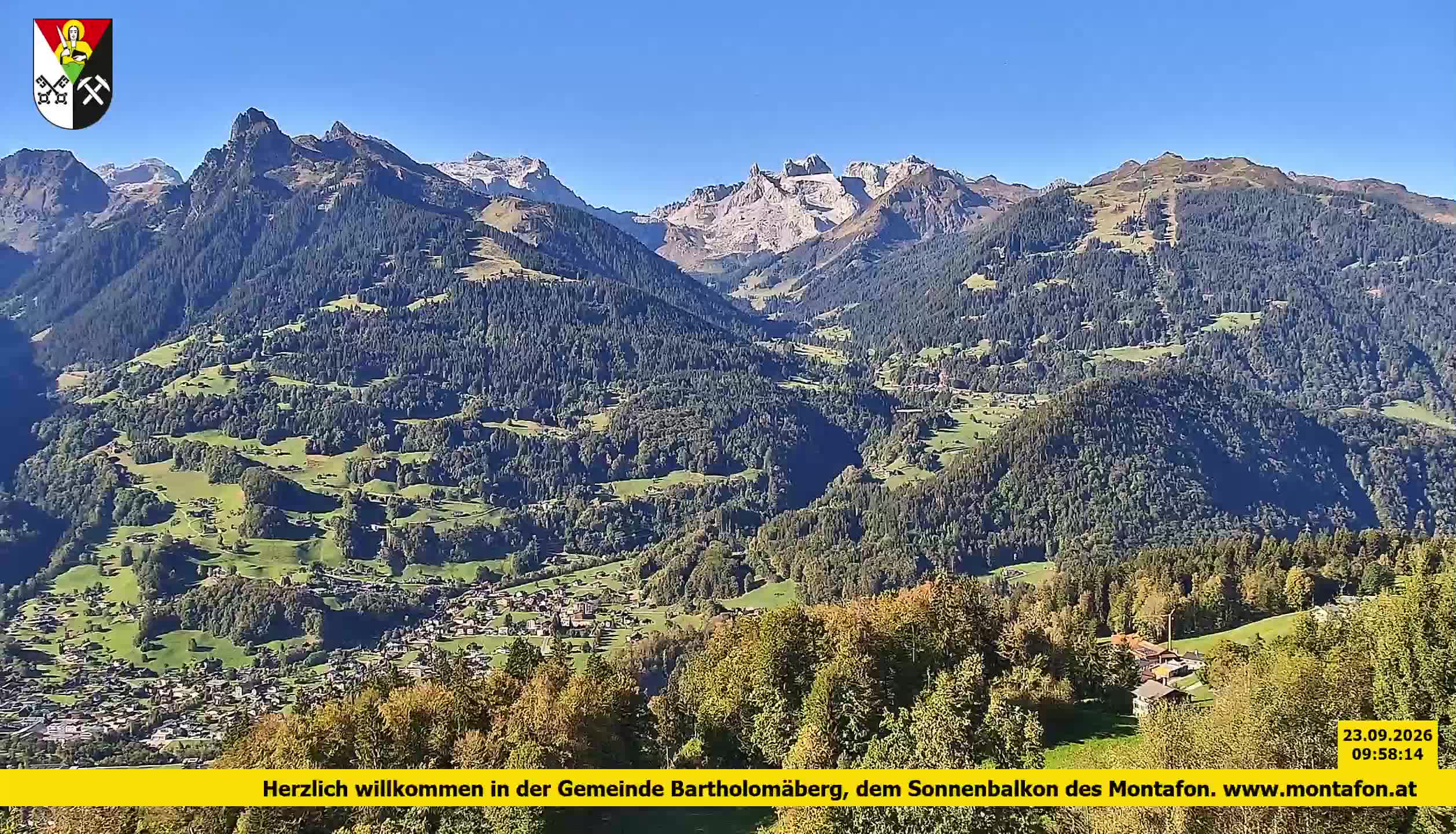 Bartholomäberg | Blick auf Schruns