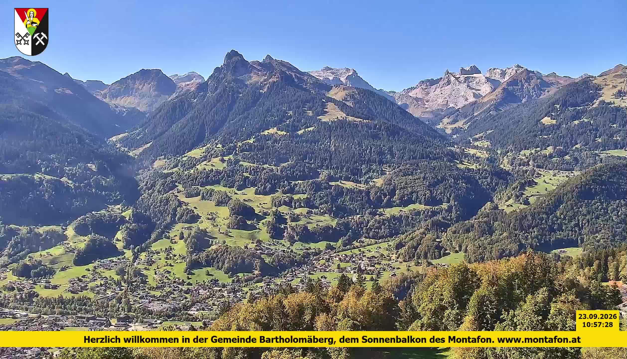 Bartholomäberg | Blick auf Schruns