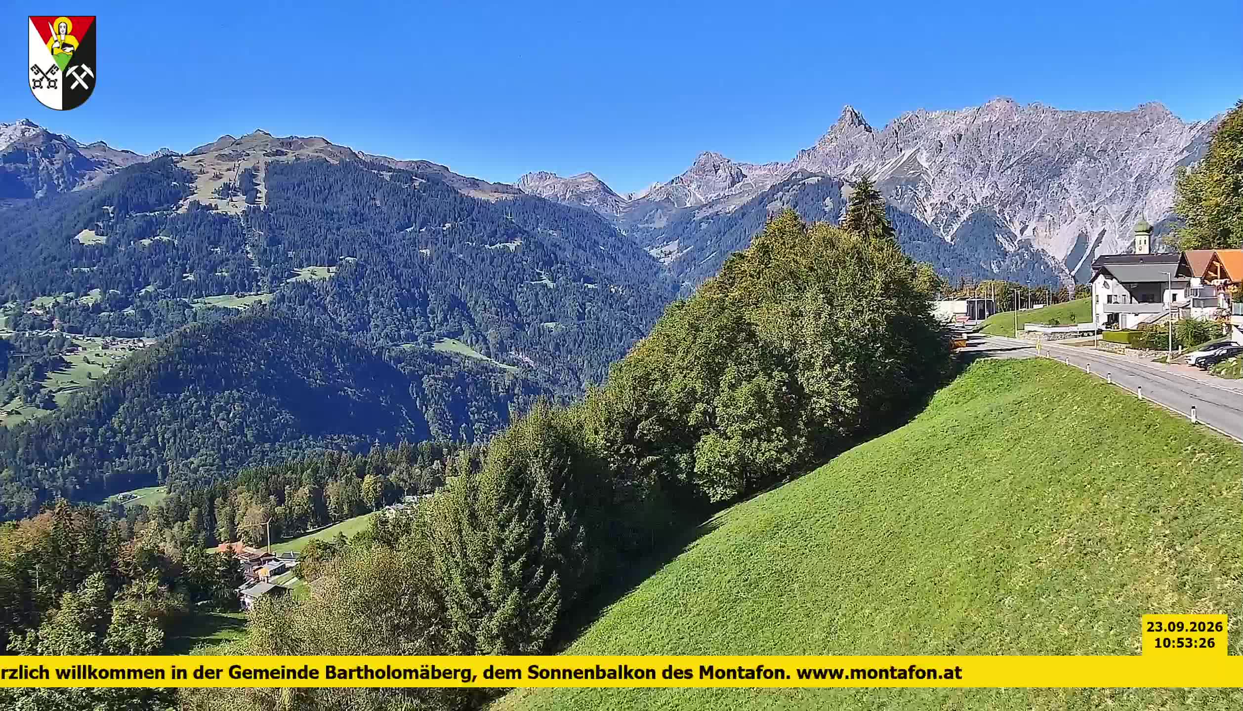Bartholomäberg | Blick auf Schruns