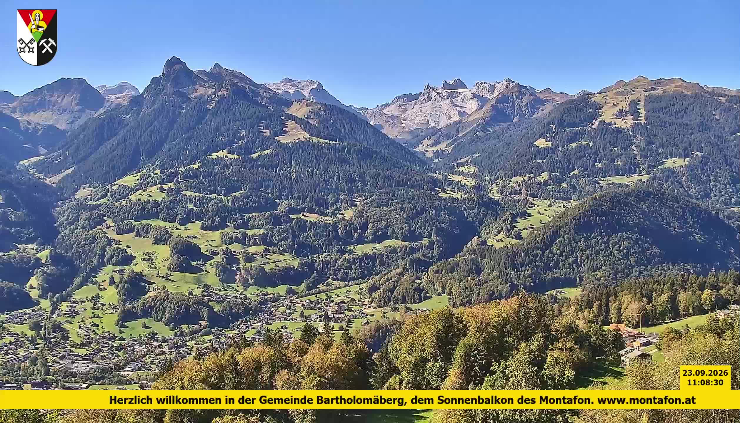 Bartholomäberg | Blick auf Schruns