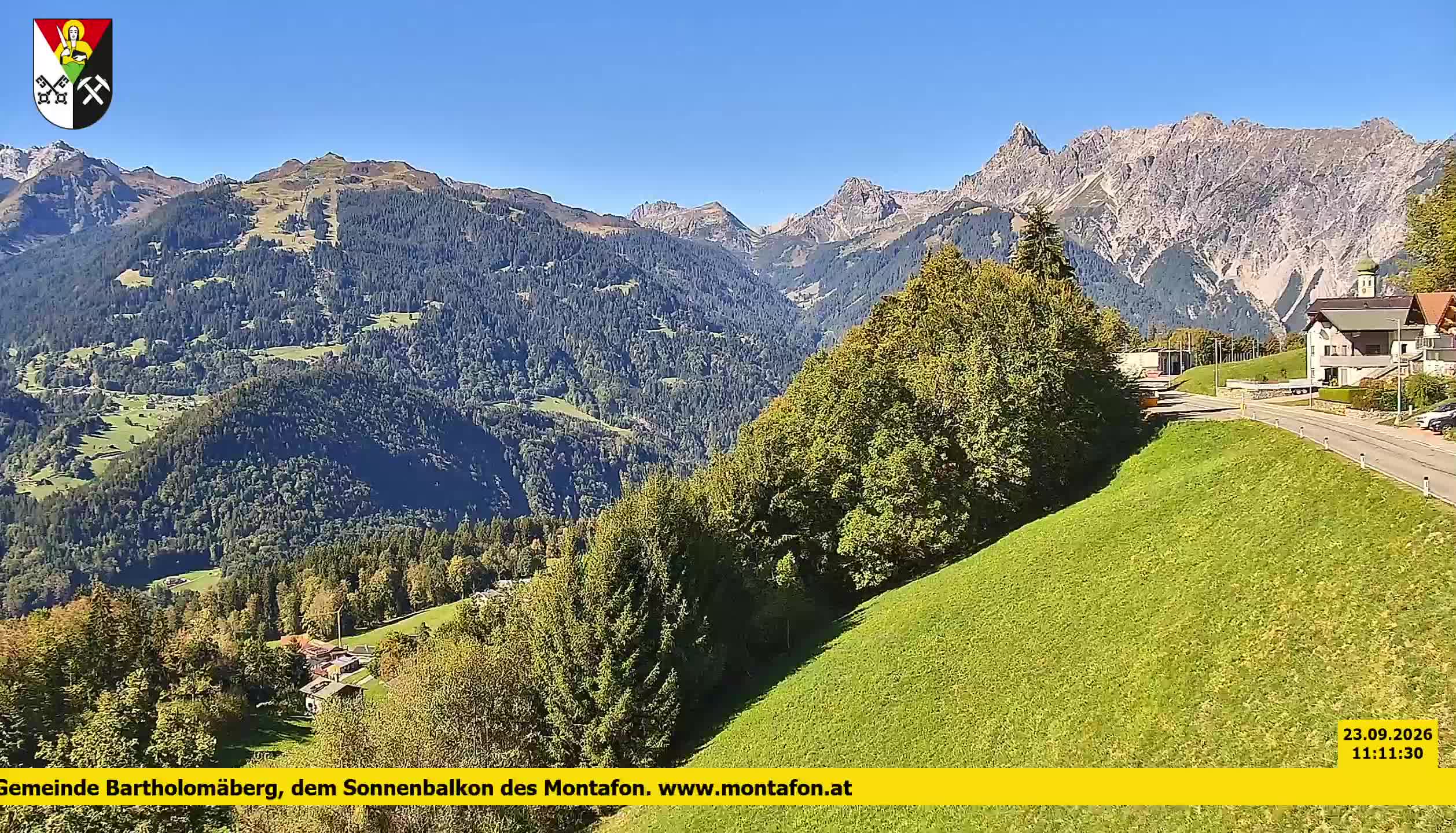 Bartholomäberg | Blick auf Schruns