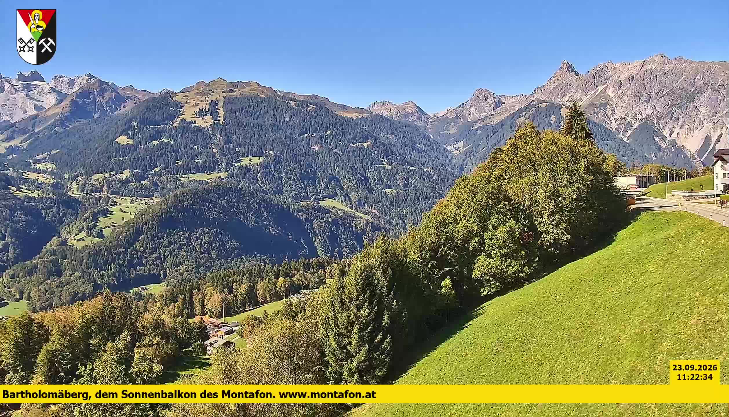 Bartholomäberg | Blick auf Schruns