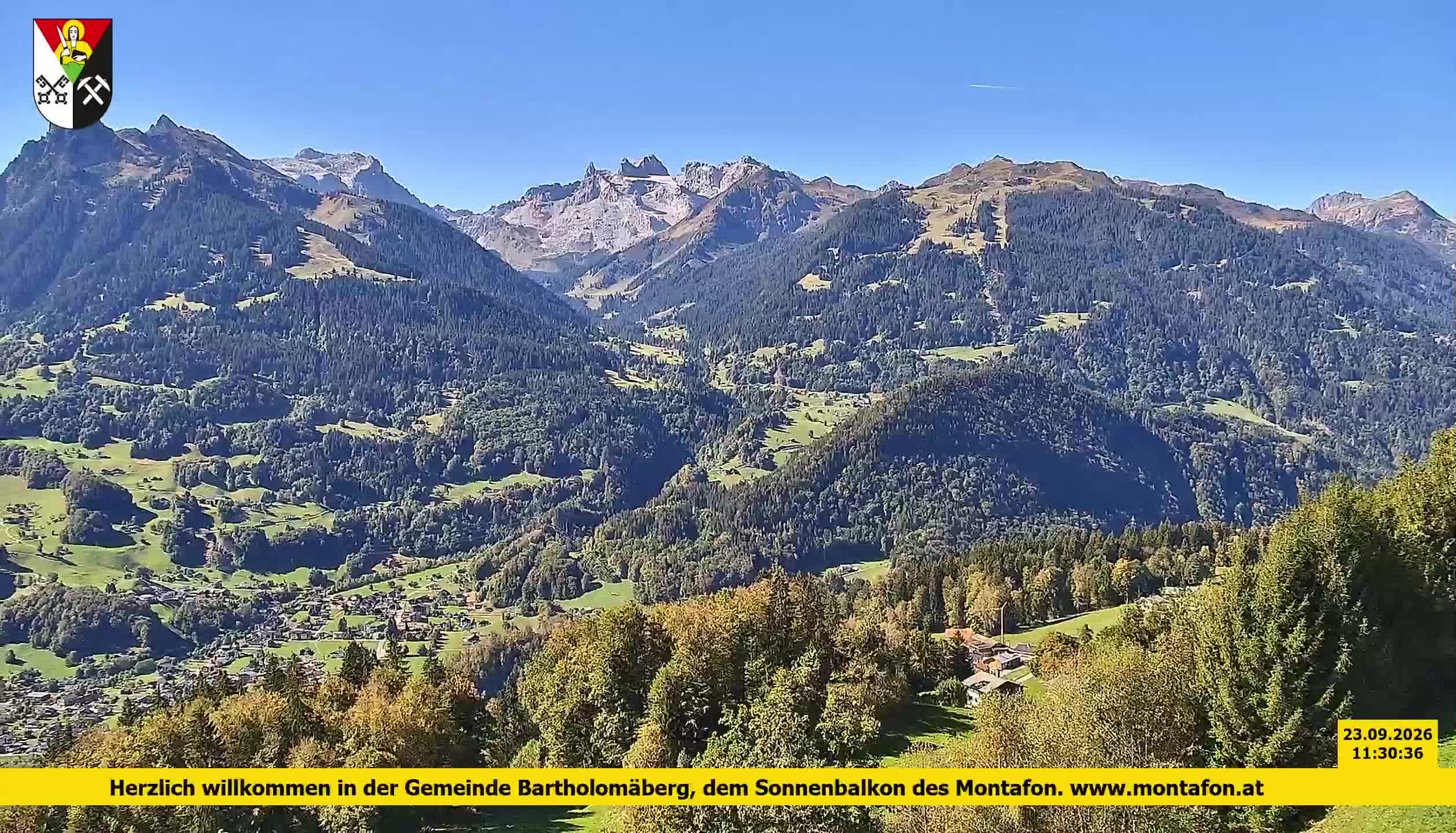 Bartholomäberg | Blick auf Schruns