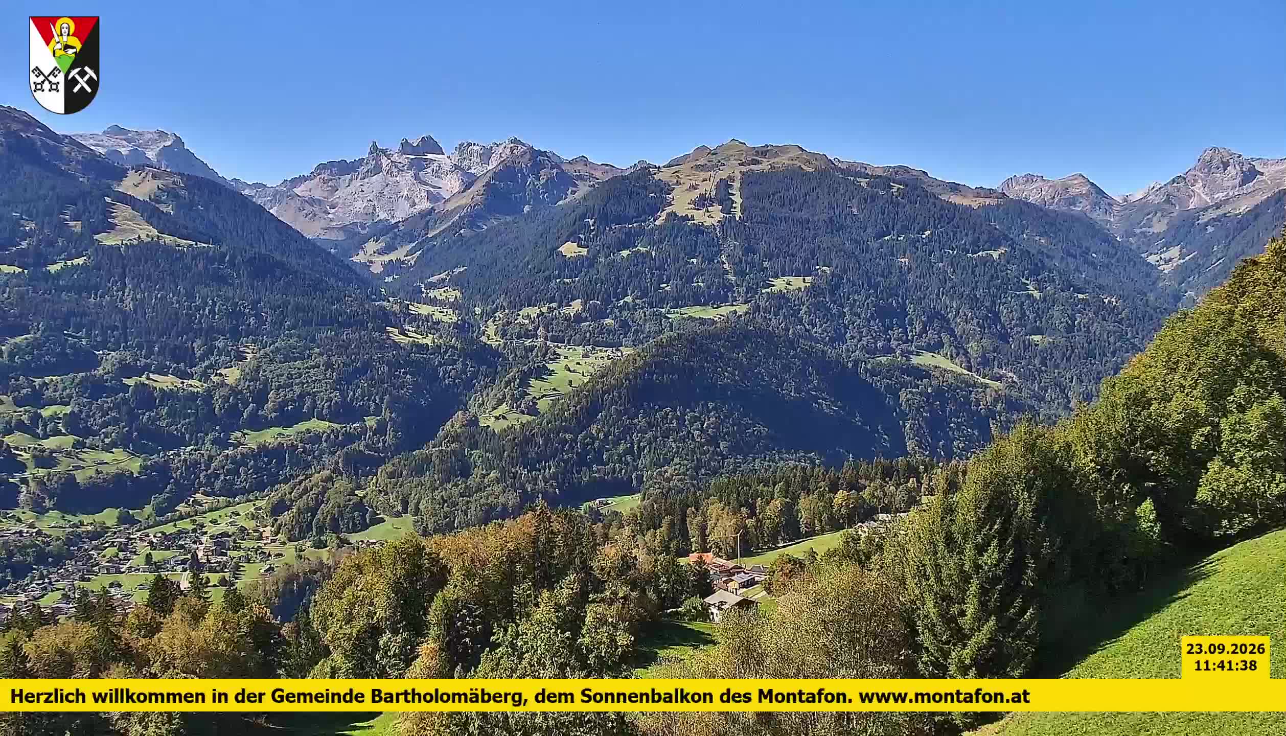 Bartholomäberg | Blick auf Schruns