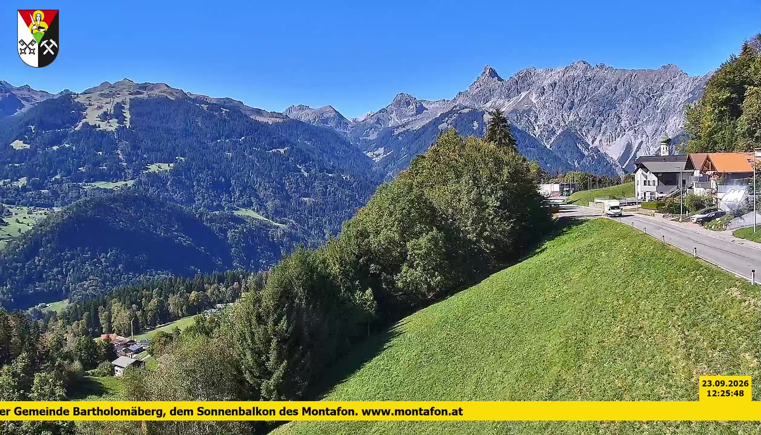 Bartholomäberg | Blick auf Schruns