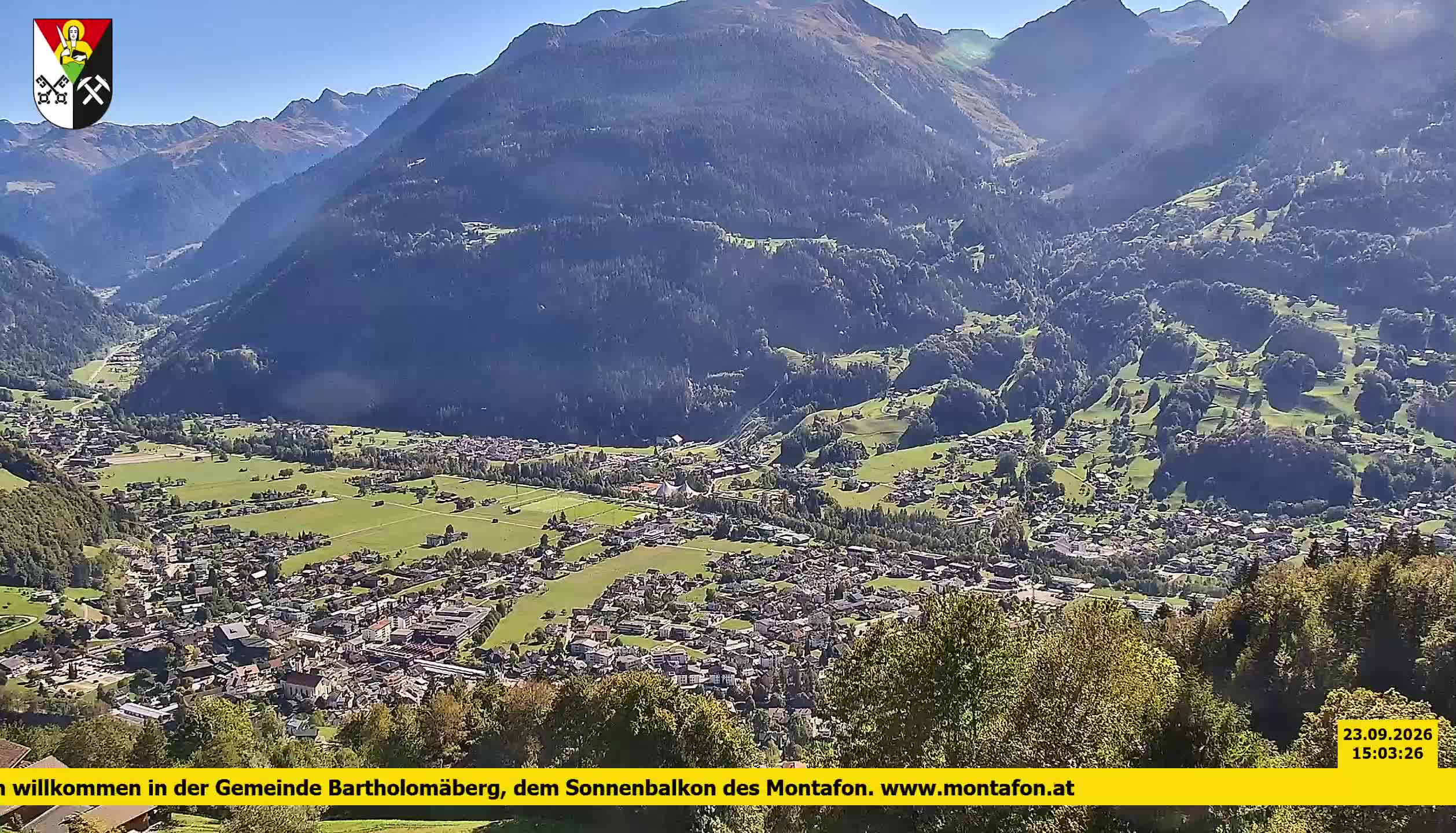 Bartholomäberg | Blick auf Schruns