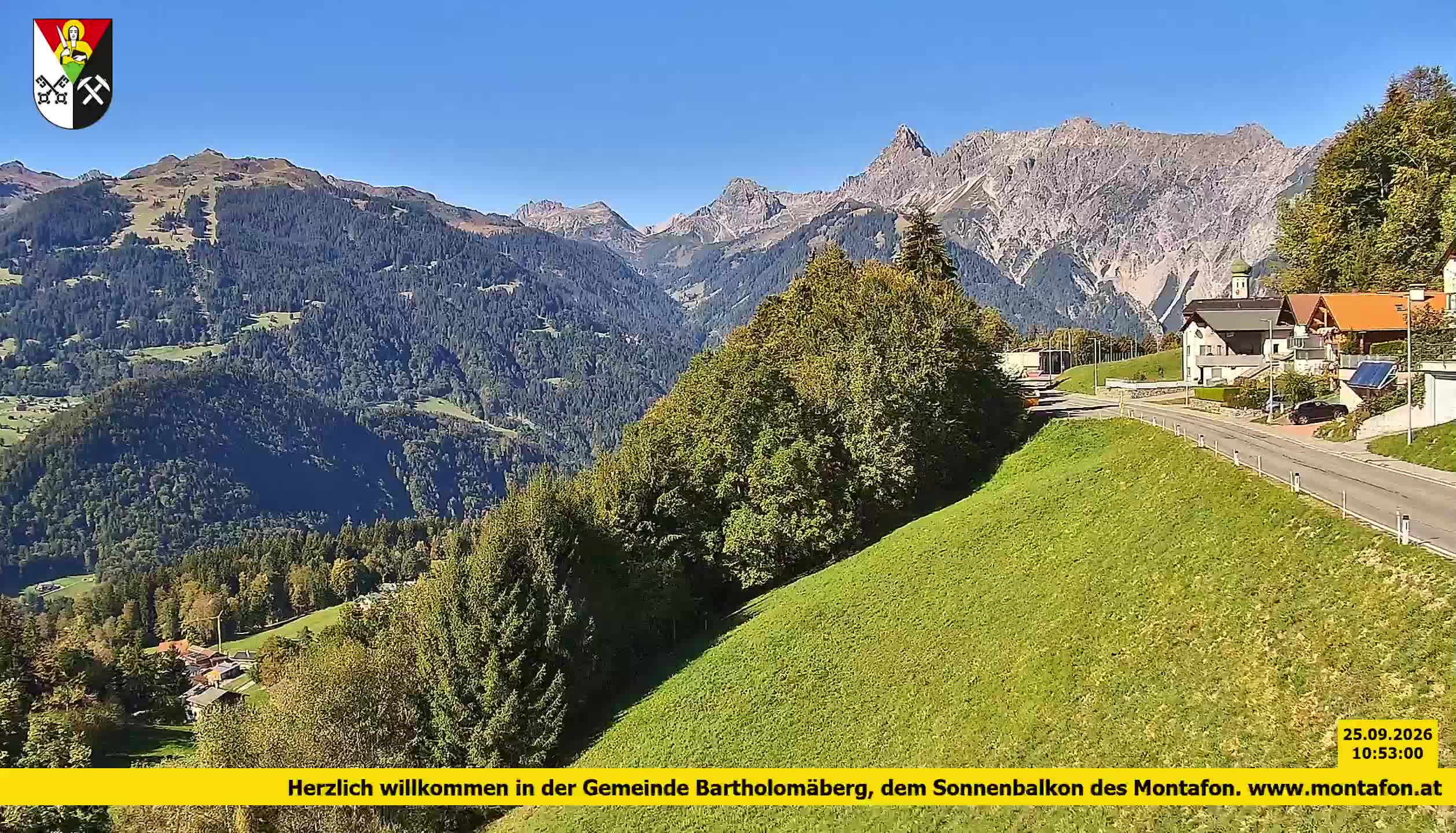 Bartholomäberg | Blick auf Schruns