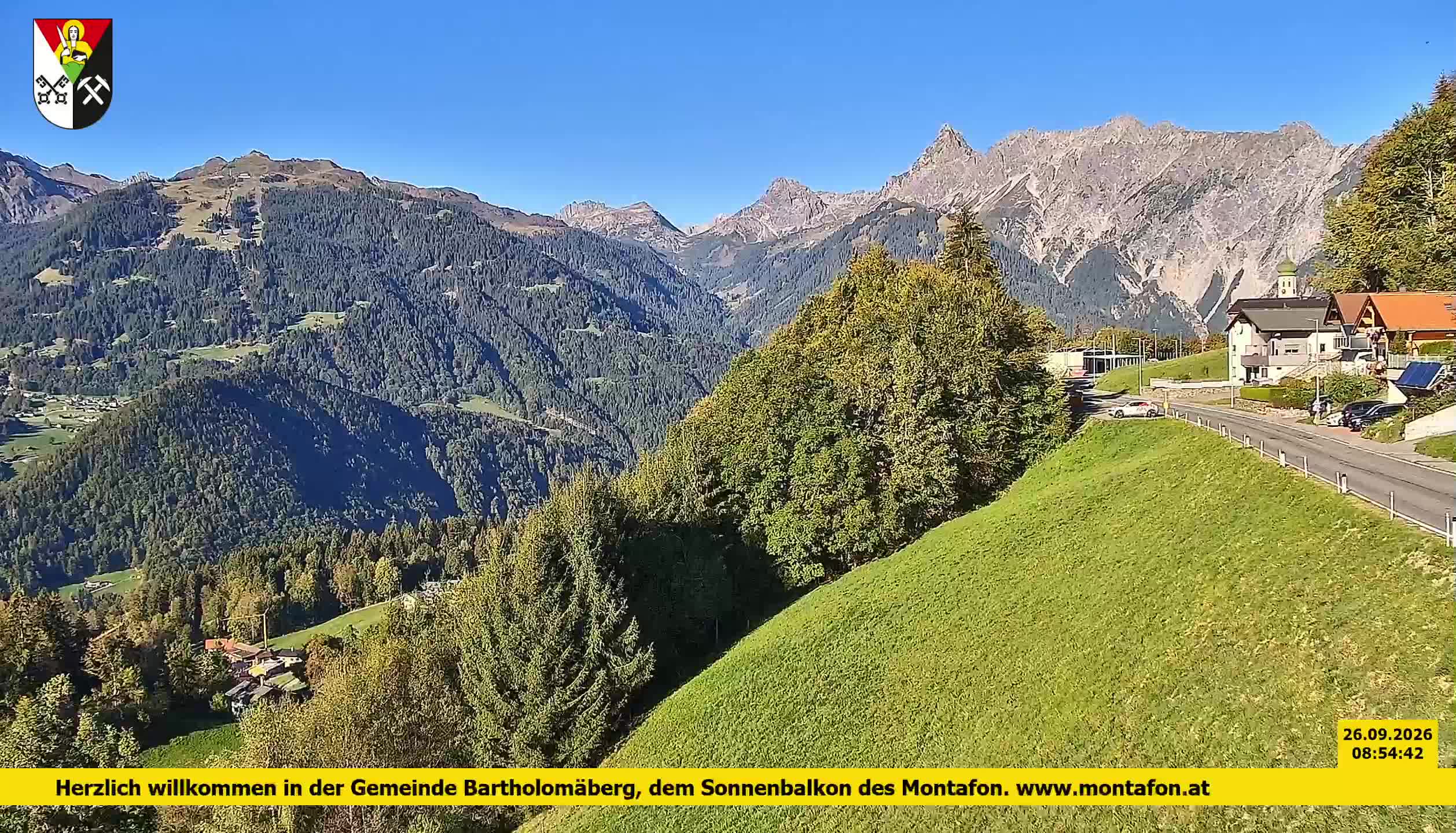 Bartholomäberg | Blick auf Schruns