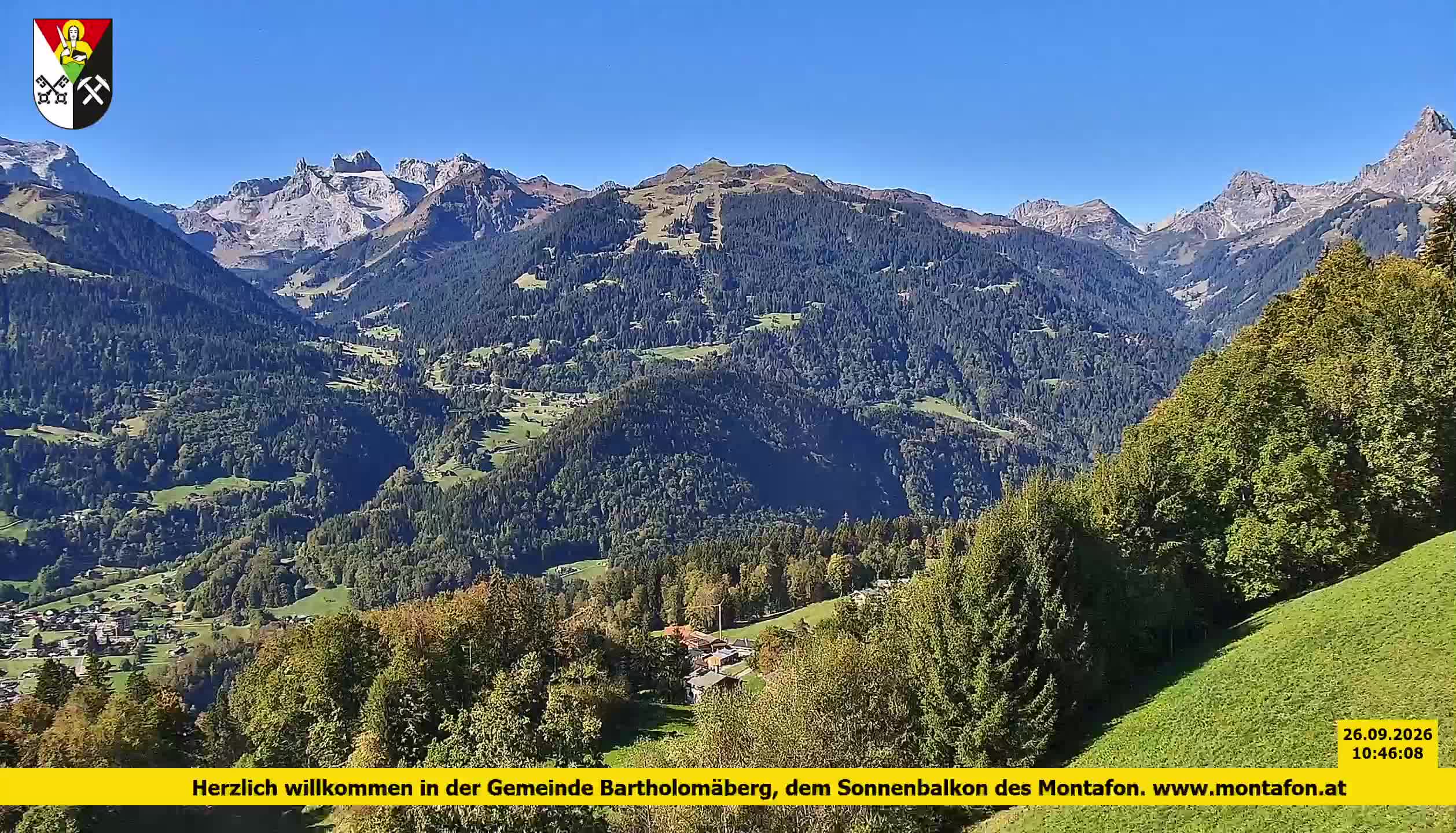 Bartholomäberg | Blick auf Schruns