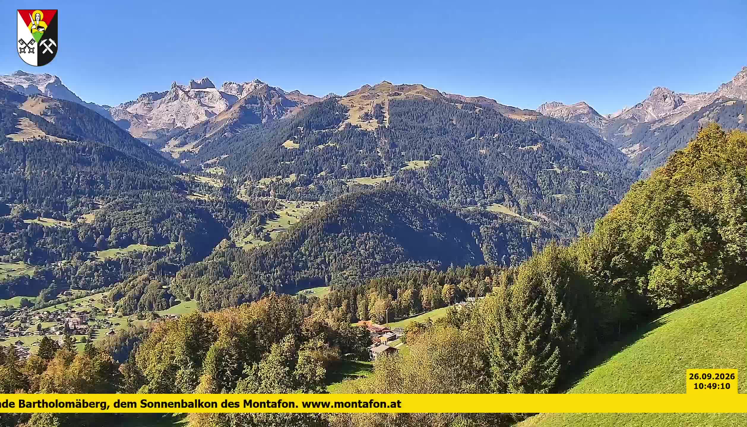 Bartholomäberg | Blick auf Schruns