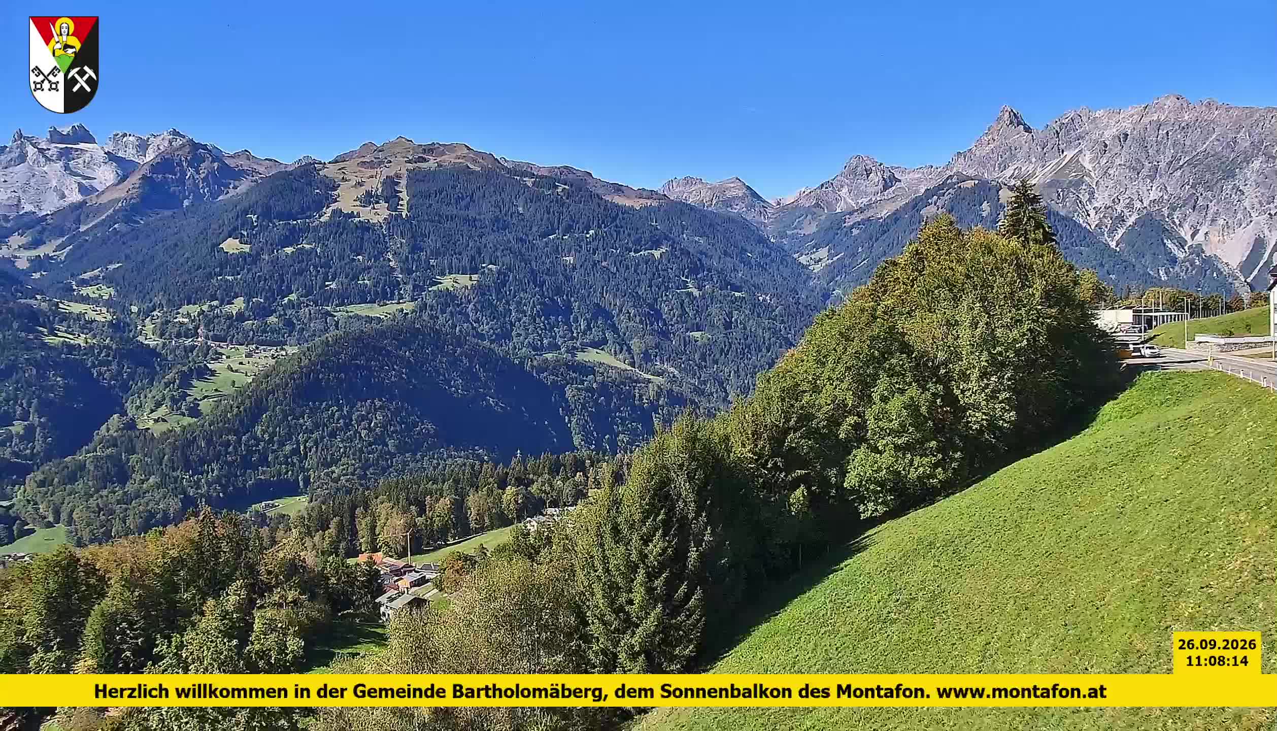 Bartholomäberg | Blick auf Schruns