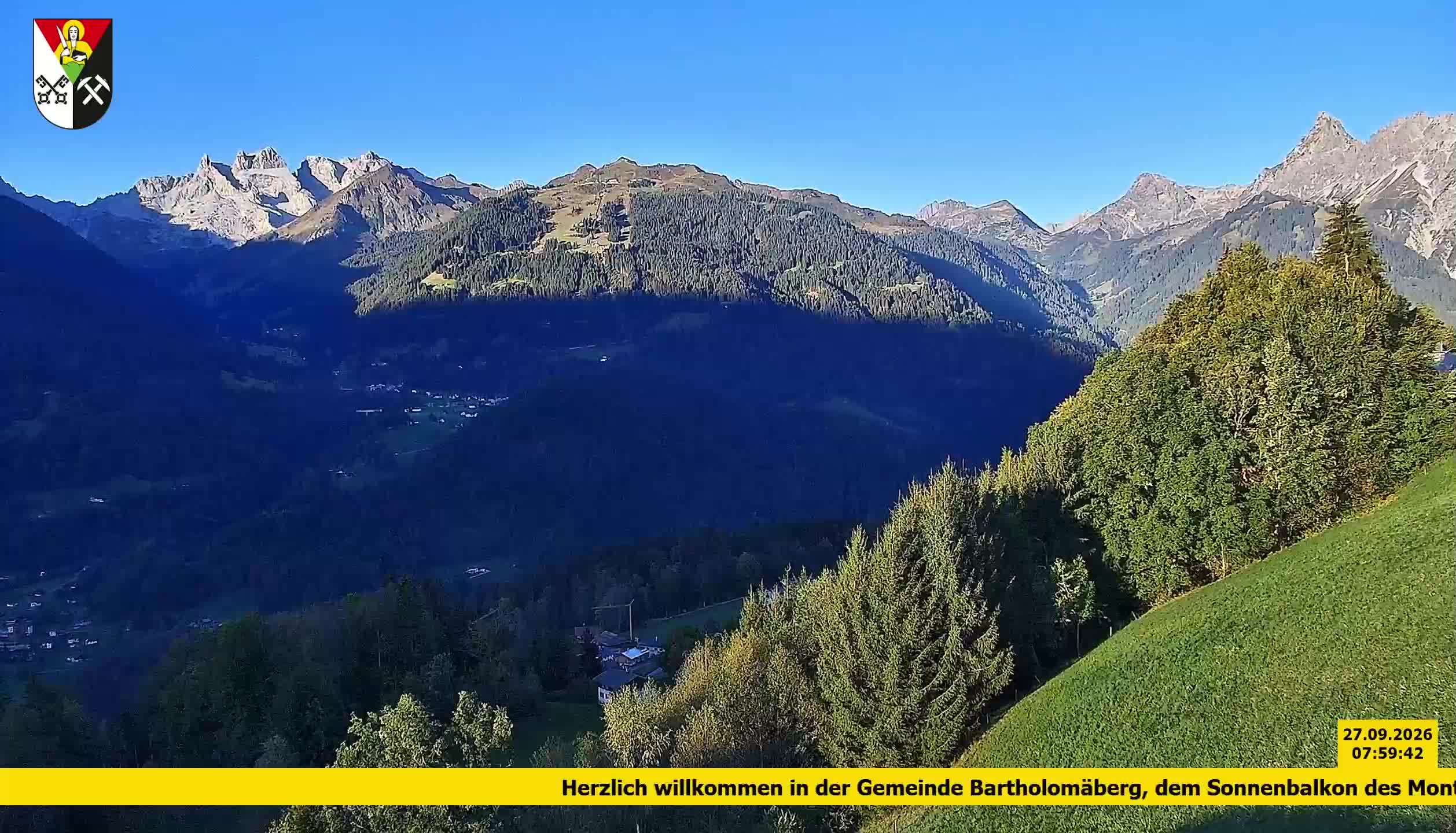 Bartholomäberg | Blick auf Schruns