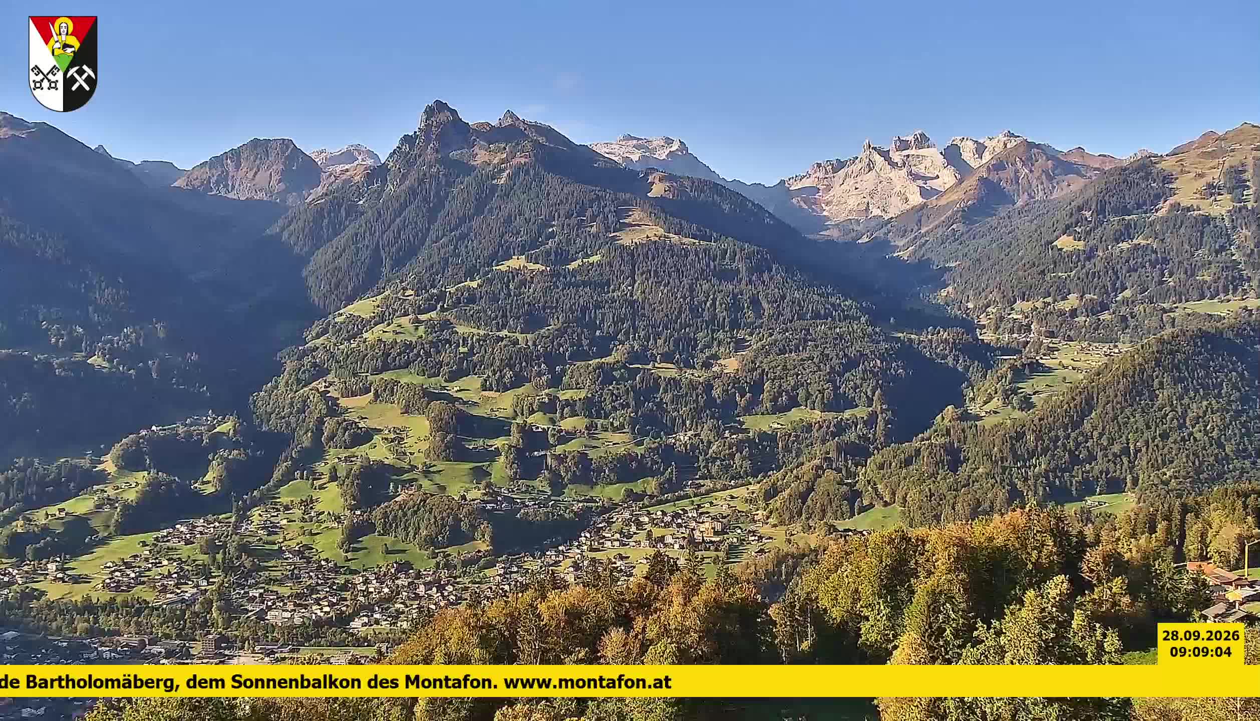 Bartholomäberg | Blick auf Schruns