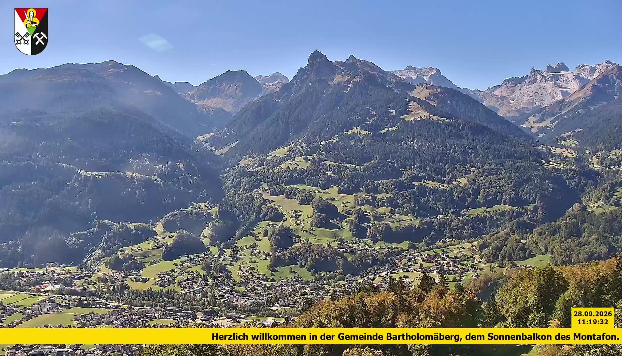 Bartholomäberg | Blick auf Schruns