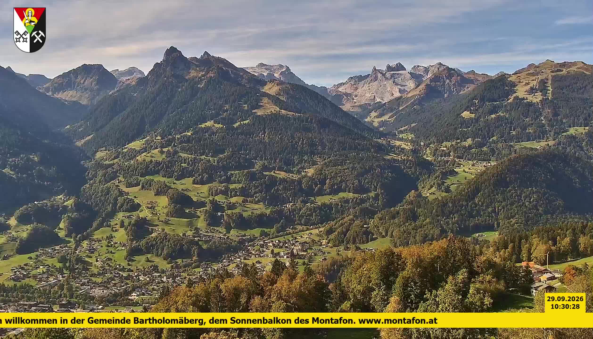 Bartholomäberg | Blick auf Schruns
