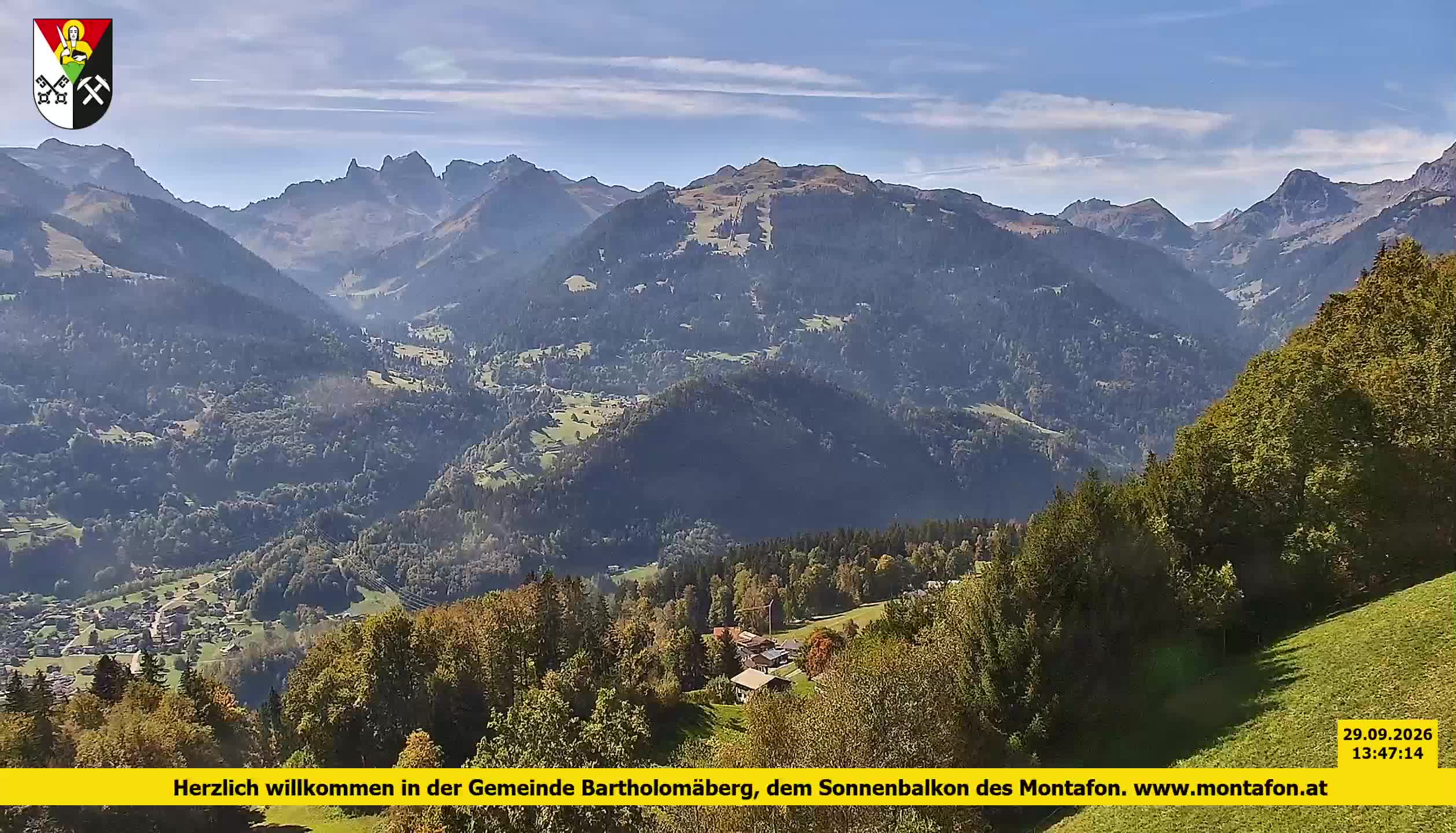 Bartholomäberg | Blick auf Schruns