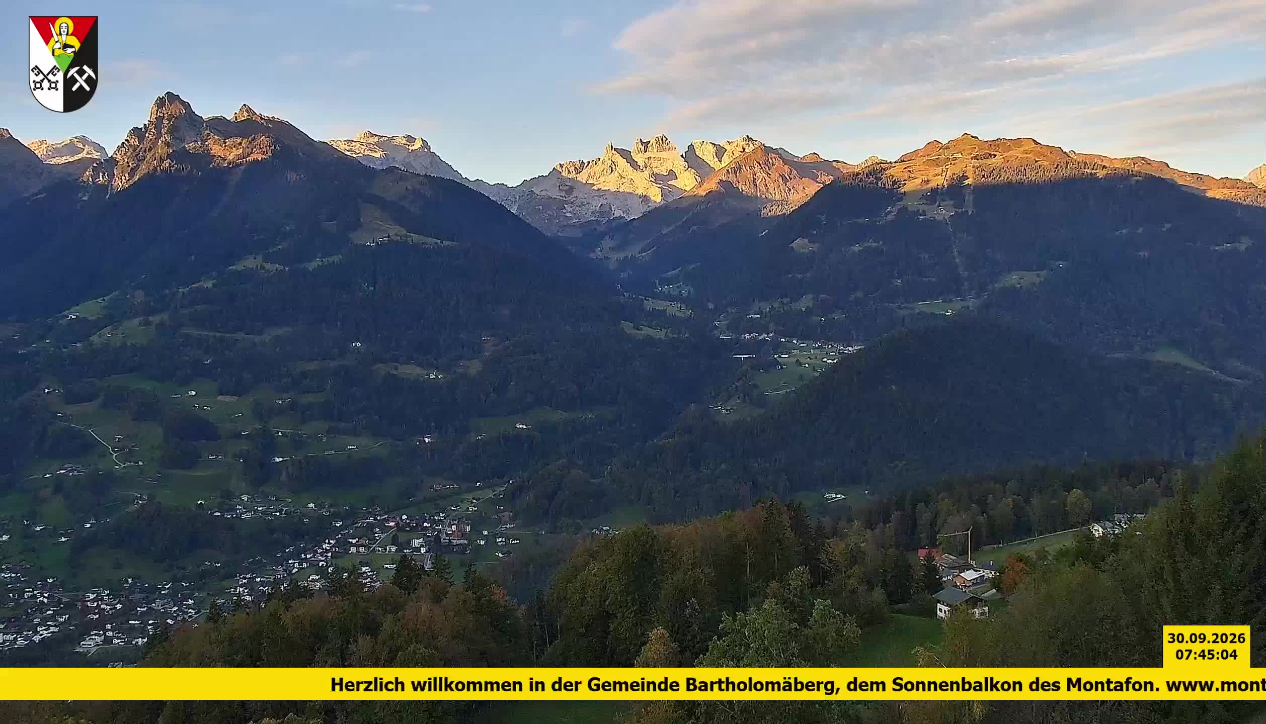 Bartholomäberg | Blick auf Schruns