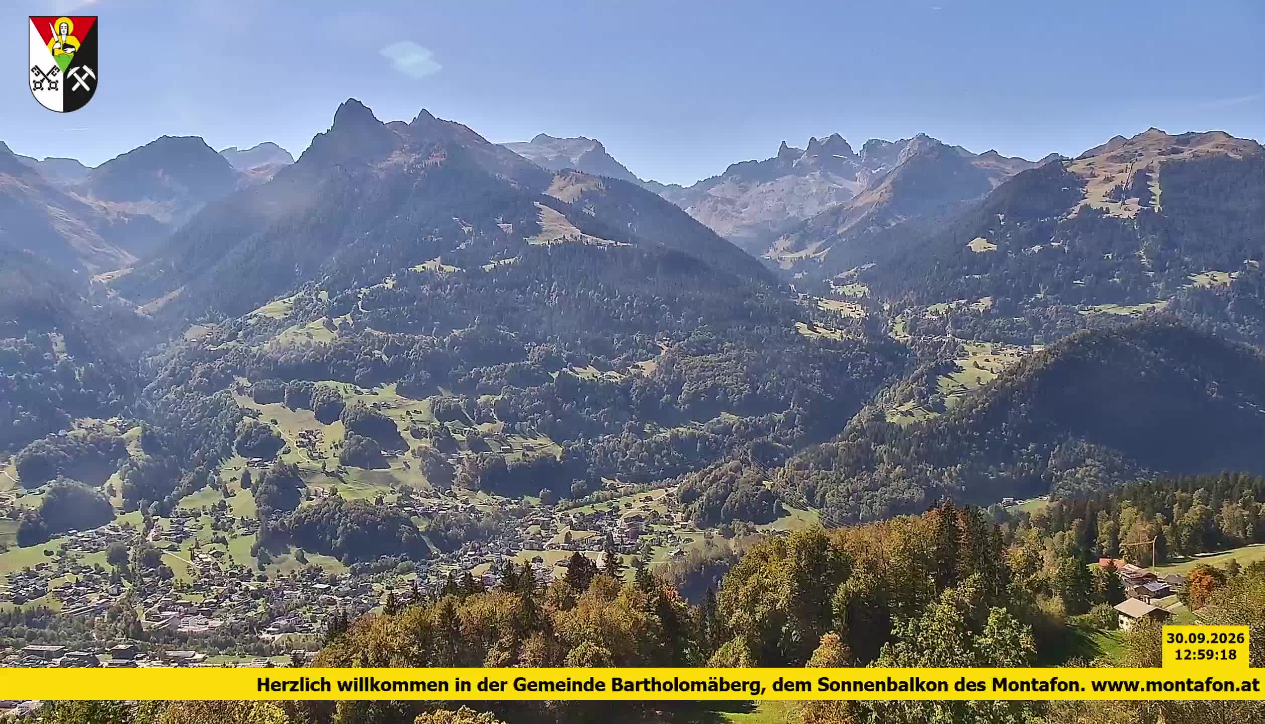 Bartholomäberg | Blick auf Schruns