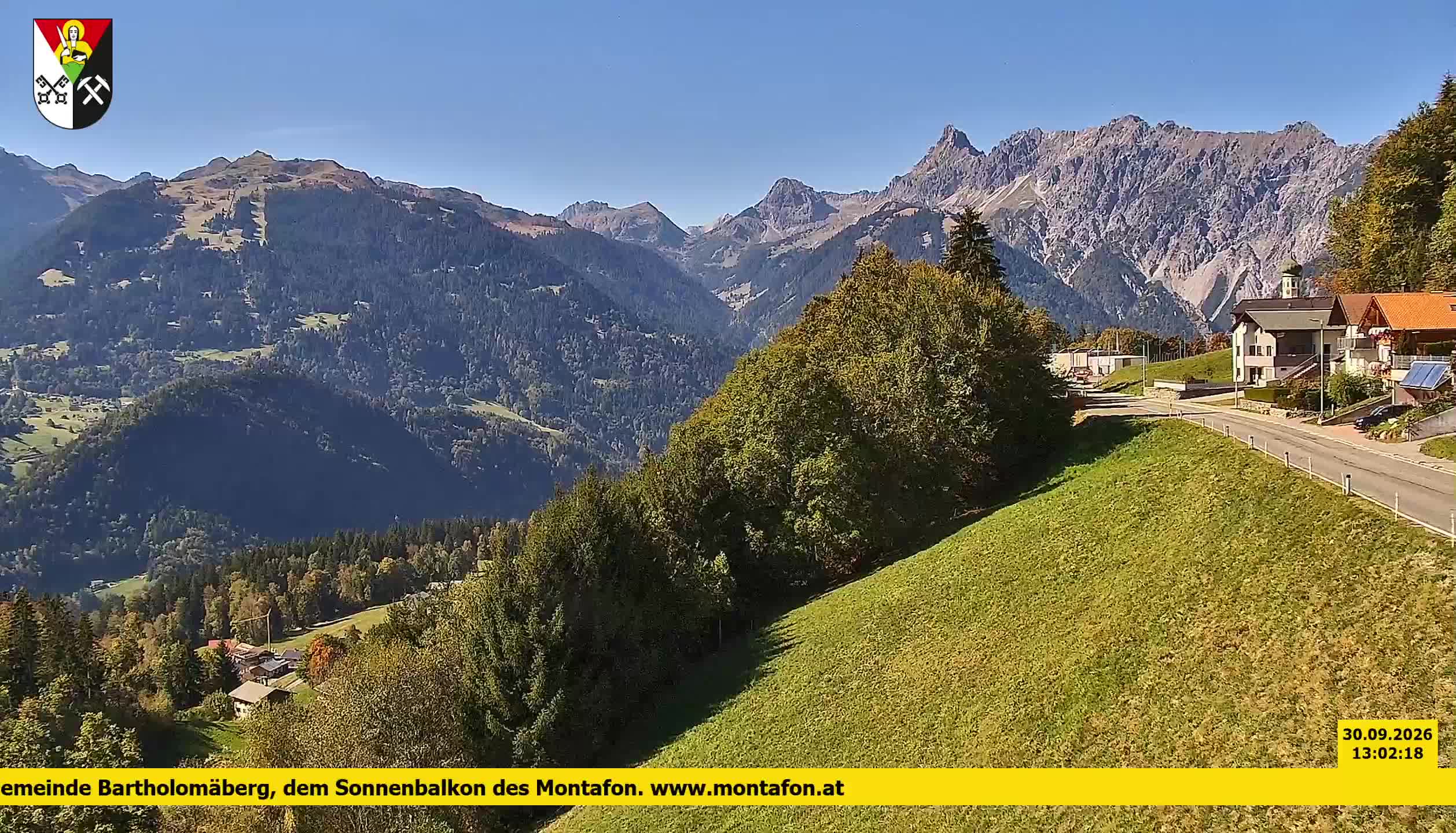 Bartholomäberg | Blick auf Schruns