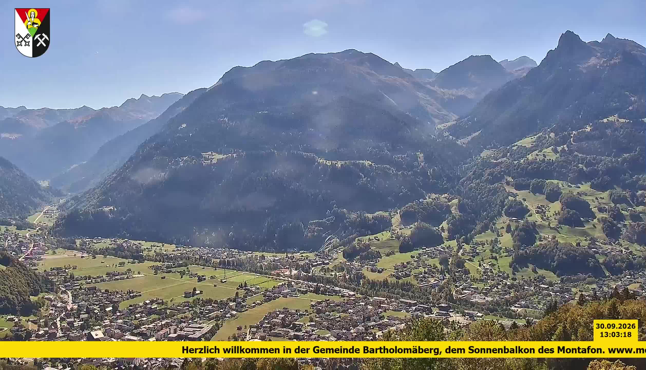 Bartholomäberg | Blick auf Schruns