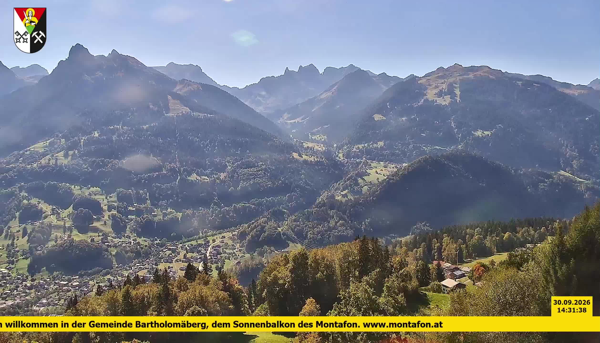 Bartholomäberg | Blick auf Schruns
