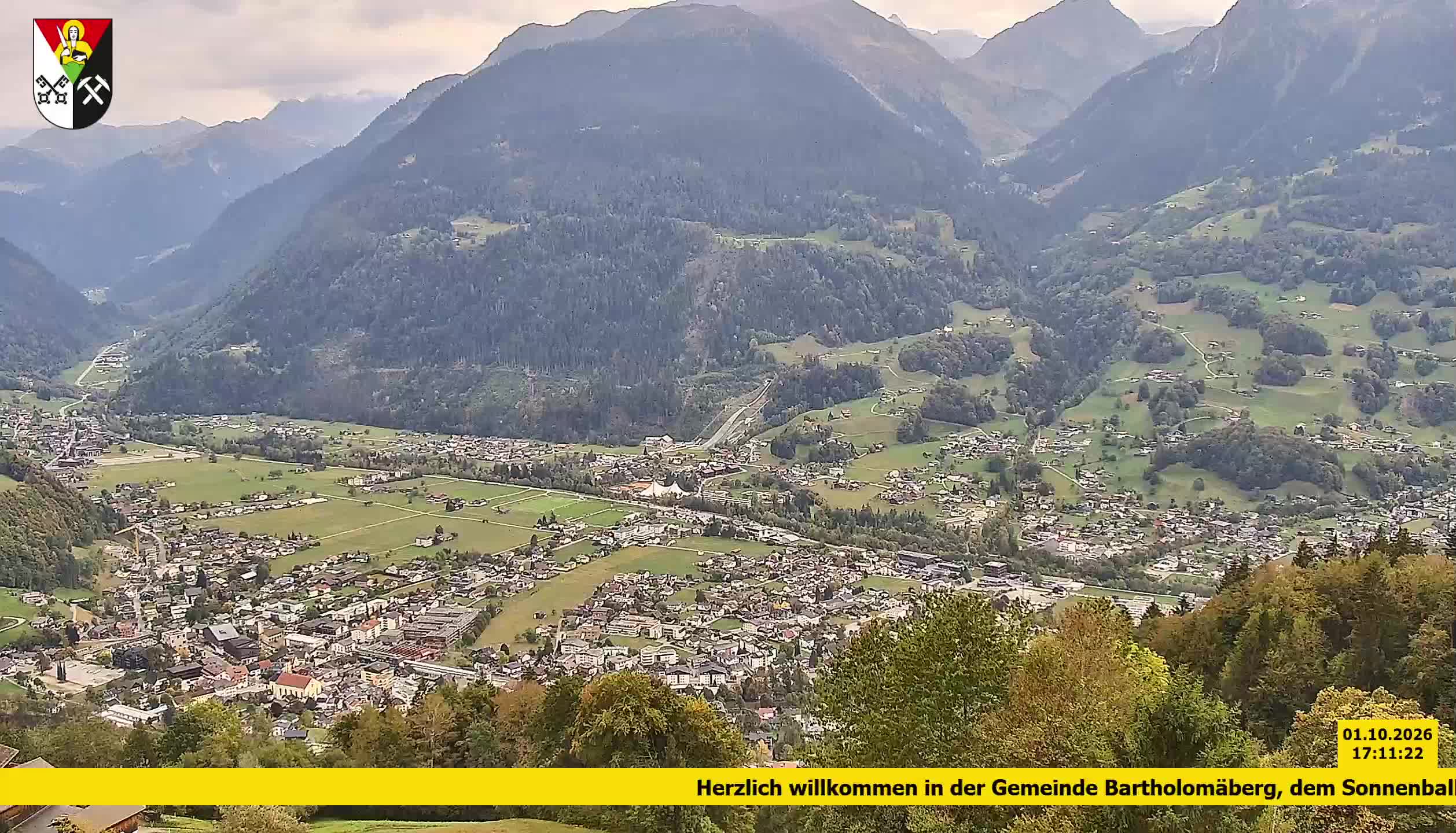 Bartholomäberg | Blick auf Schruns
