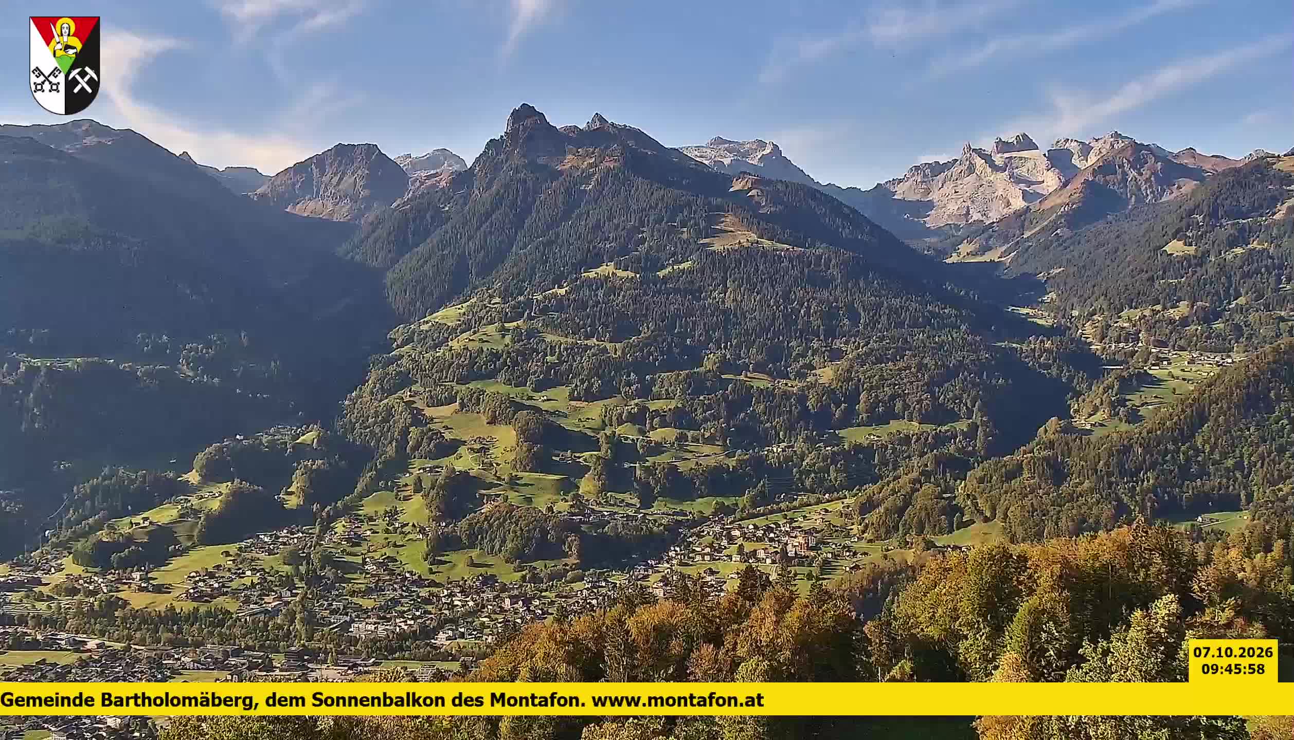 Bartholomäberg | Blick auf Schruns