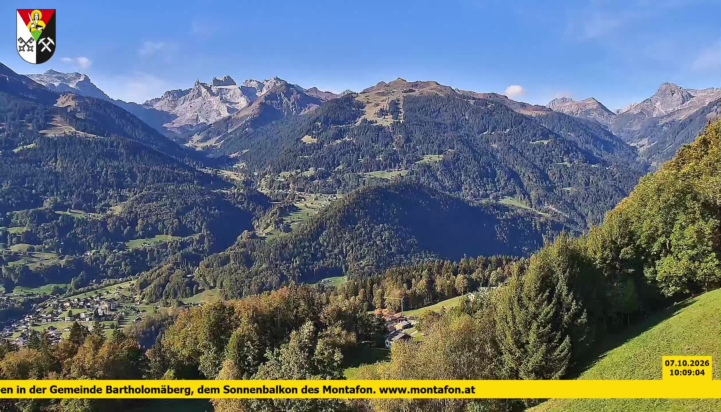 Bartholomäberg | Blick auf Schruns