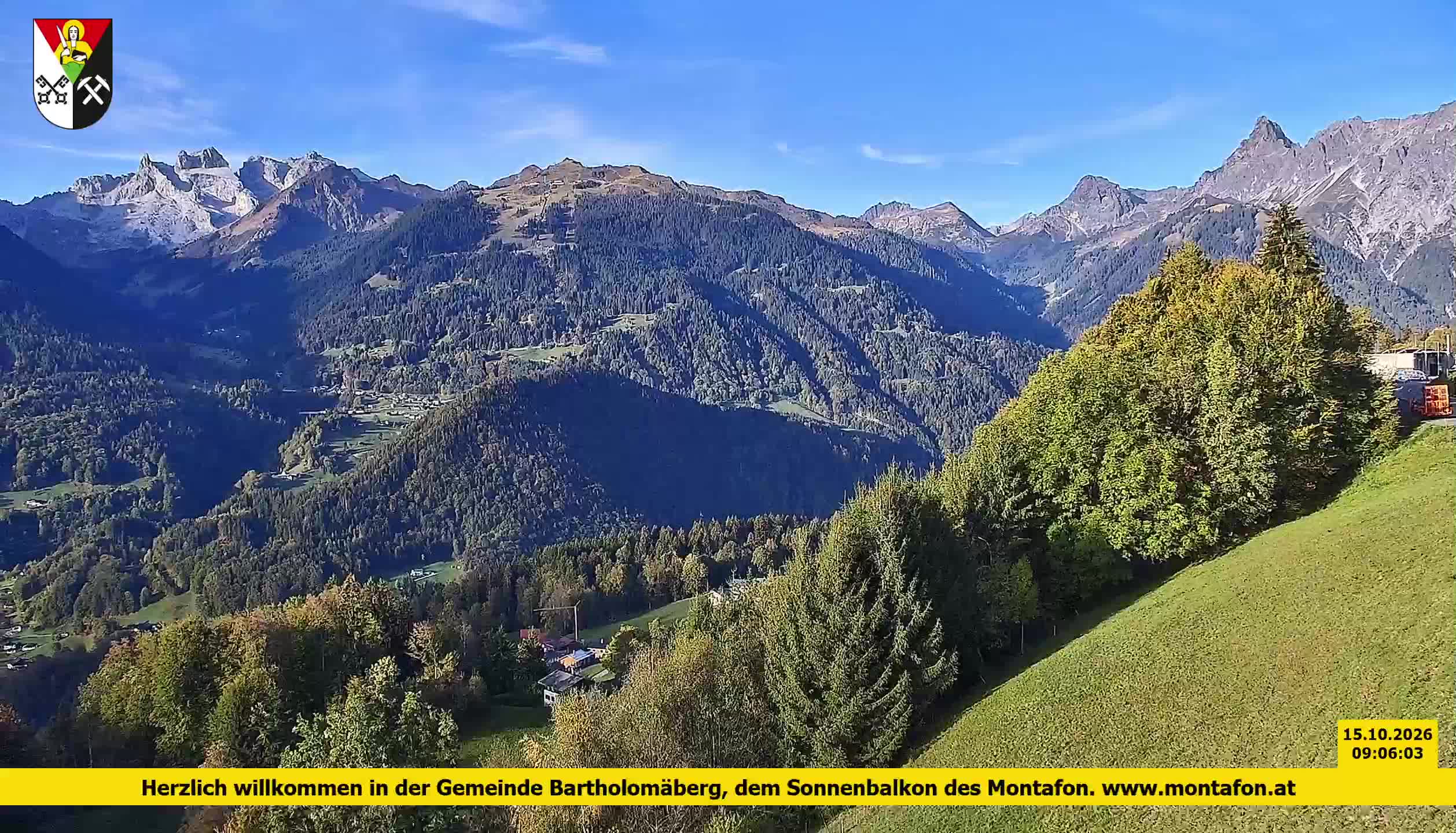 Bartholomäberg | Blick auf Schruns